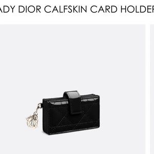 Lady Dior Card Holder